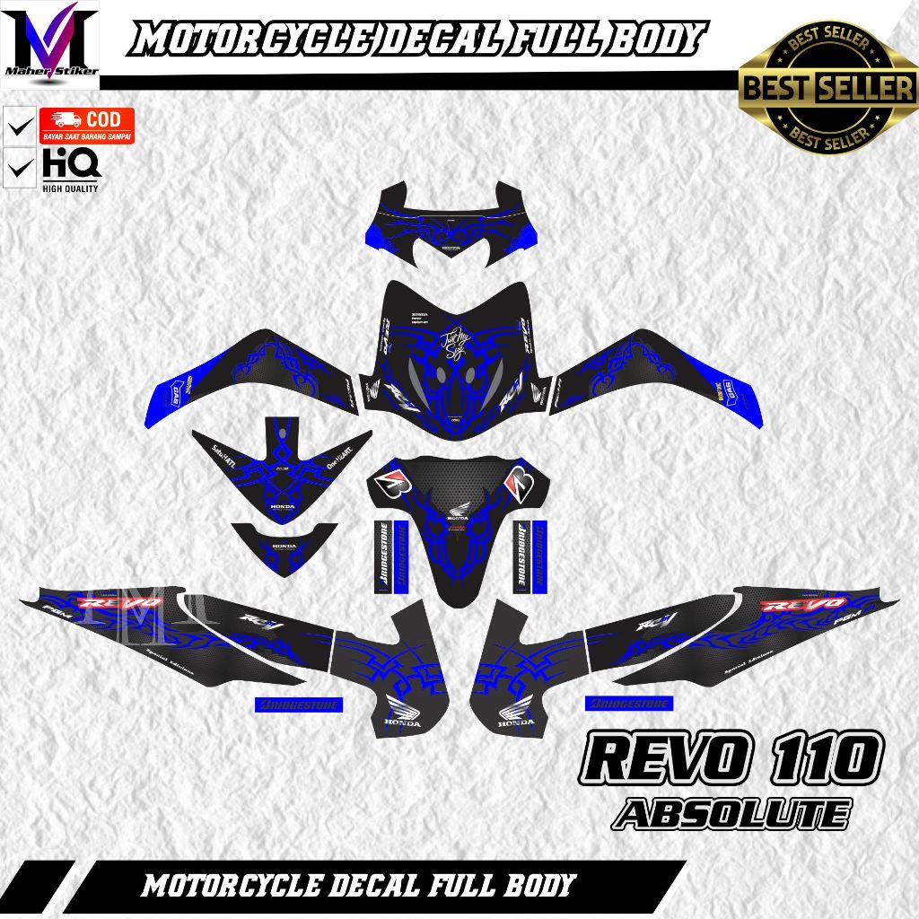 Decal Revo Absolute Fullbody Variasi Tribal