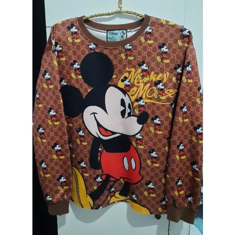 Preloved - Baju Mickey Mouse Disney Gucci untuk wanita