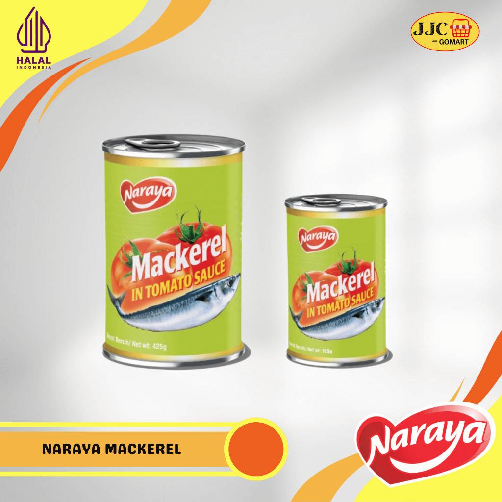 

NARAYA MACKEREL IN TOMATO SAUCE 155g & 425g