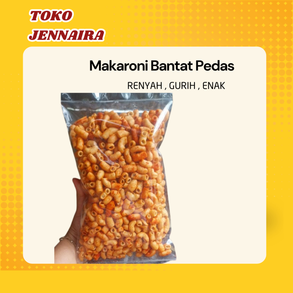 

MAKARONI BANTAT PEDAS Makaroni rasa pedas premium enak murah