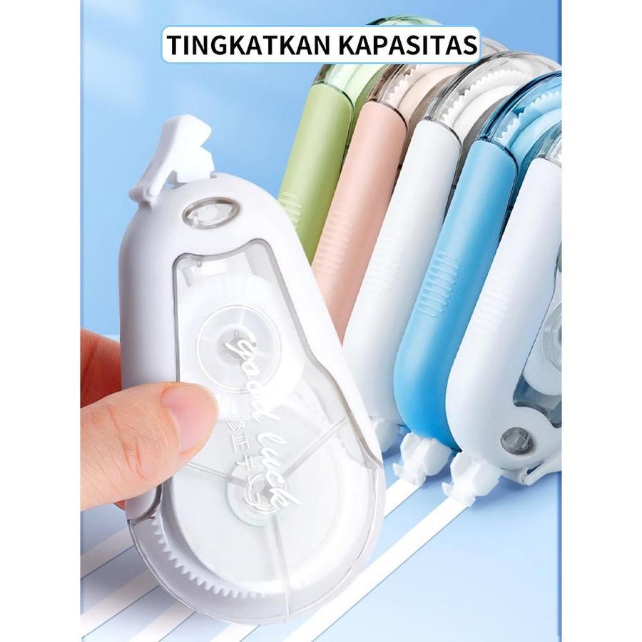 

Correction Tape / Tipe X Kertas Aesthetic/ Pita Koreksi 12Meter Warna Pastel Tidak Mudah Terputus