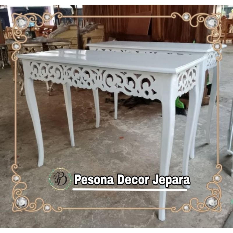 Meja catering / Meja konsul / Meja dekorasi.