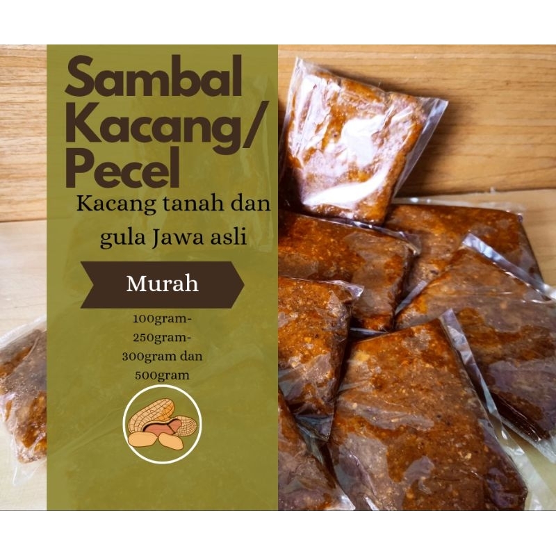 

Sambal pecel/kacang, bumbu pecel instan