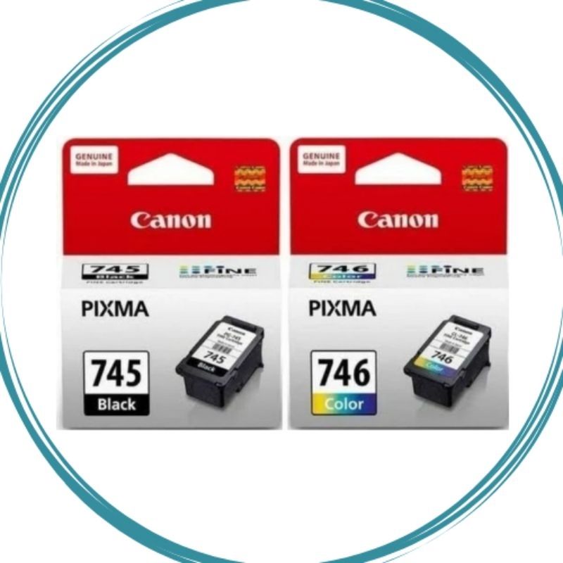 Paketan tinta cartridge canon 745&746