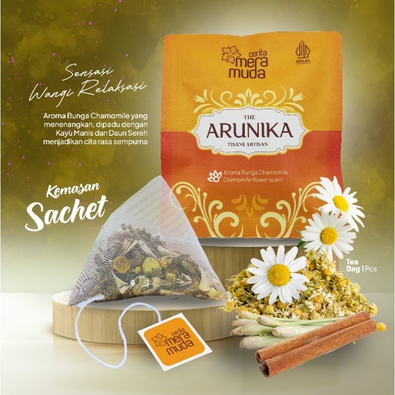 

Arunika | Minuman Rempah Aroma Chamomile | Cerita Meramuda | 6 gr