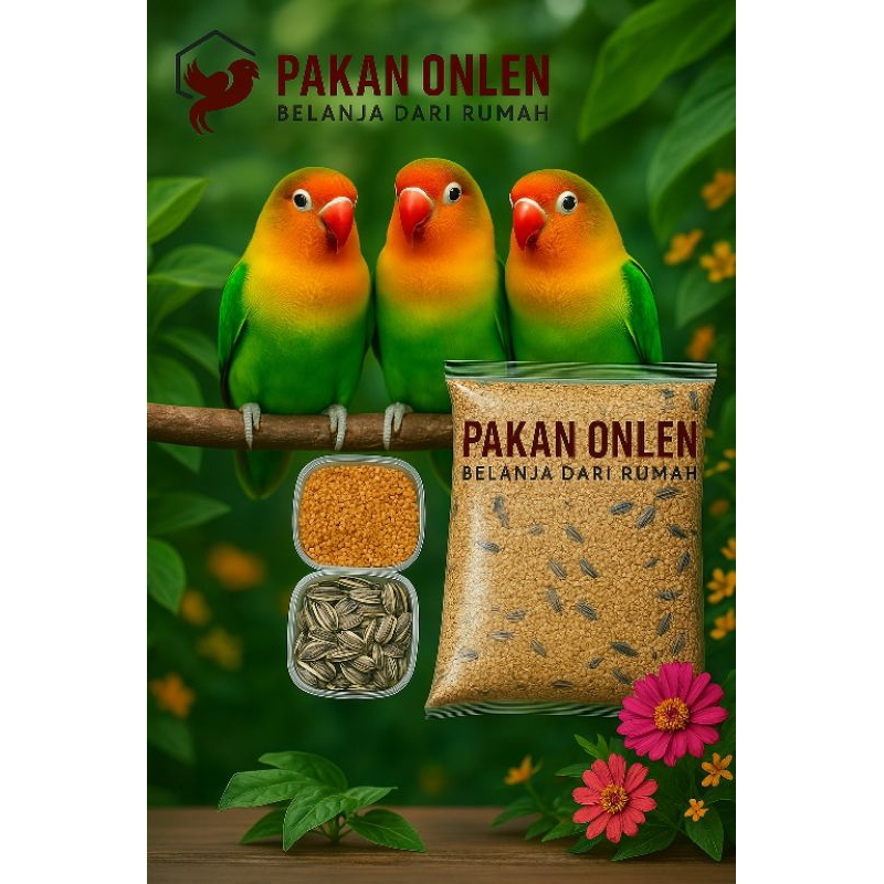 Pakan Lovebird Mix Kiloan