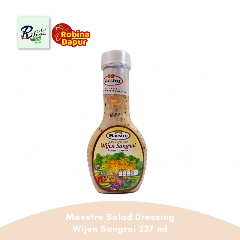 

Maestro Salad Dressing Wijen Sangrai 237 ml