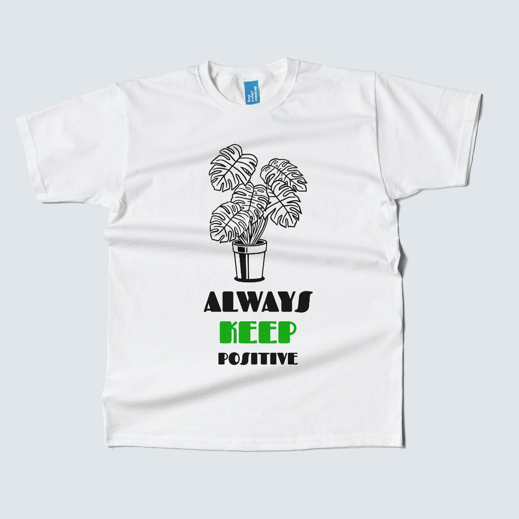 KAOS MONSTERA / PECINTA TANAMAN HIAS / BAJU ATASAN PRIA WANITA / PREMIUM COTTON