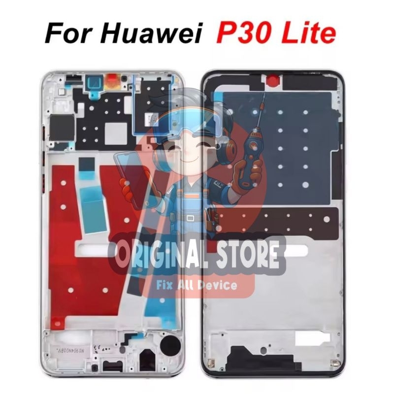 Frame / tatakan lcd huawei p30 lite bezzel