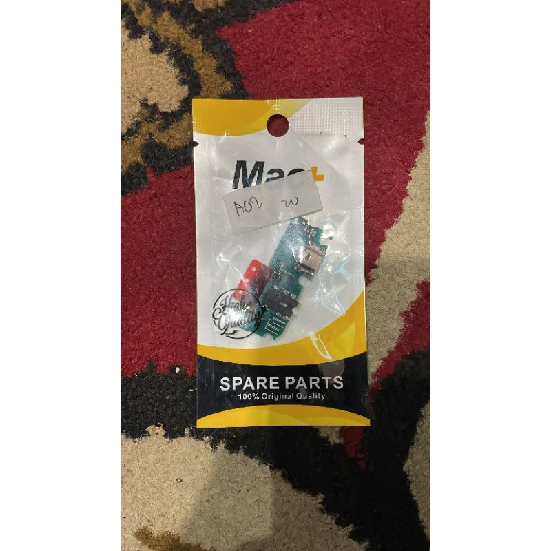 papan charger Samsung a02 macplus+ic konektor satu set Samsung a02