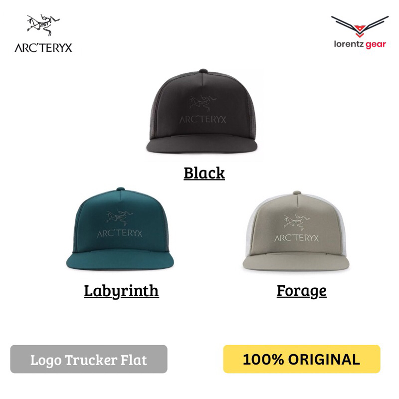 Topi Arcteryx Logo Trucker Flat