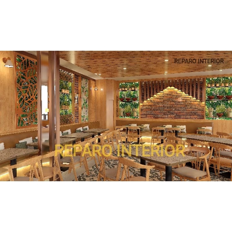 PAKET C - Jasa Desain Interior Cafe dan Restoran