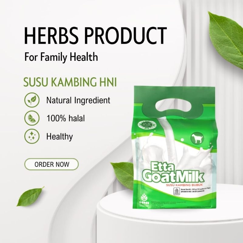 

Susu Kambing Ori Etta Goat Milk Original HNI
