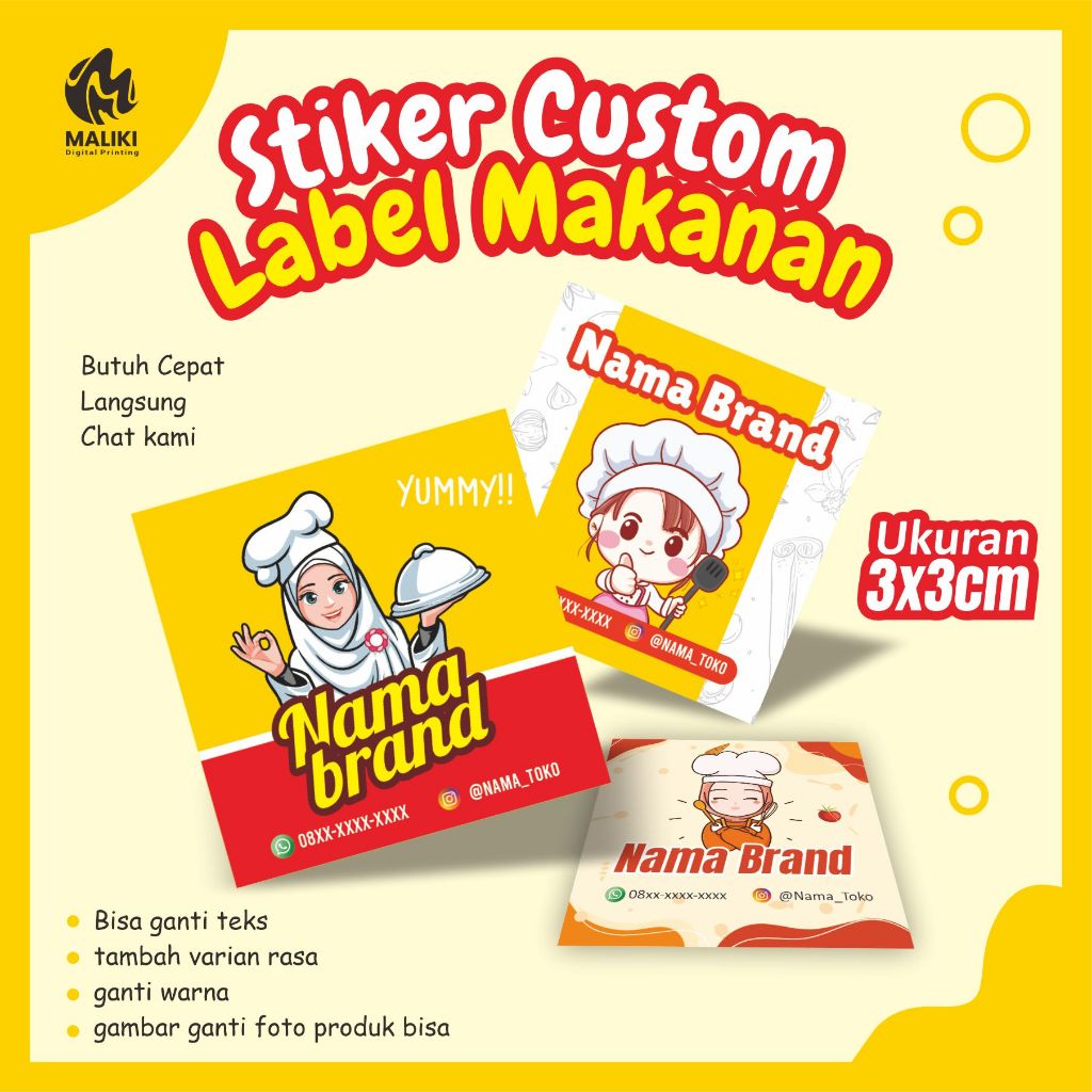 

STIKER CUTTING LABEL MAKANAN KOTAK 3X3CM