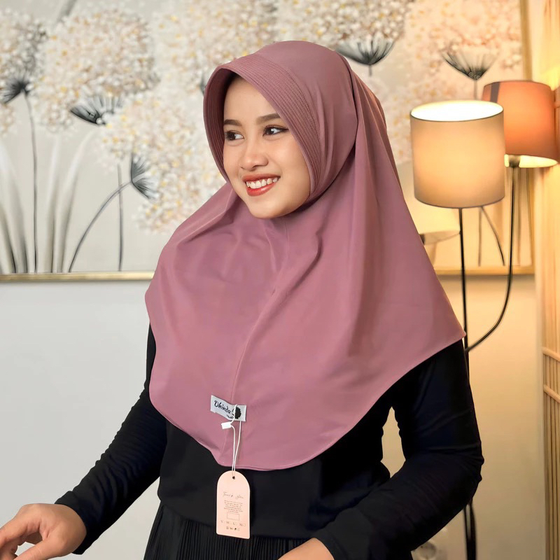 BERGO INSTAN DHINDA HIJAB SiZE M BAHAN JERSEY