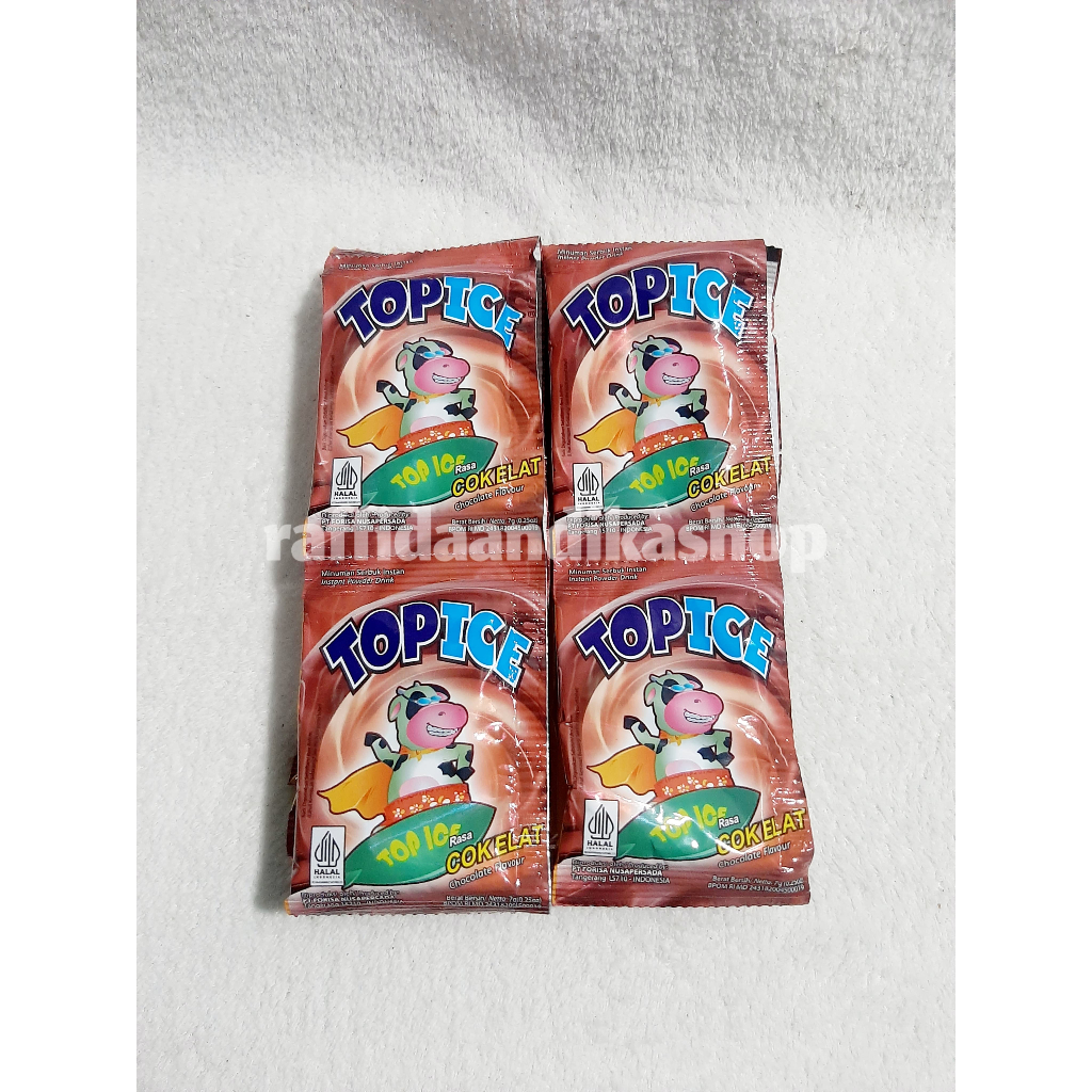 

Top Ice Minuman Serbuk | 1 Renceng isi 10 pcs | Minuman Instant | Serbuk Aneka Rasa
