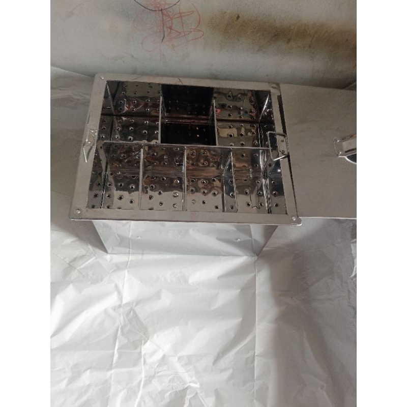dandang pentol/dandang bakso malang sekat 6 ukuran 35x30cm stainless steel