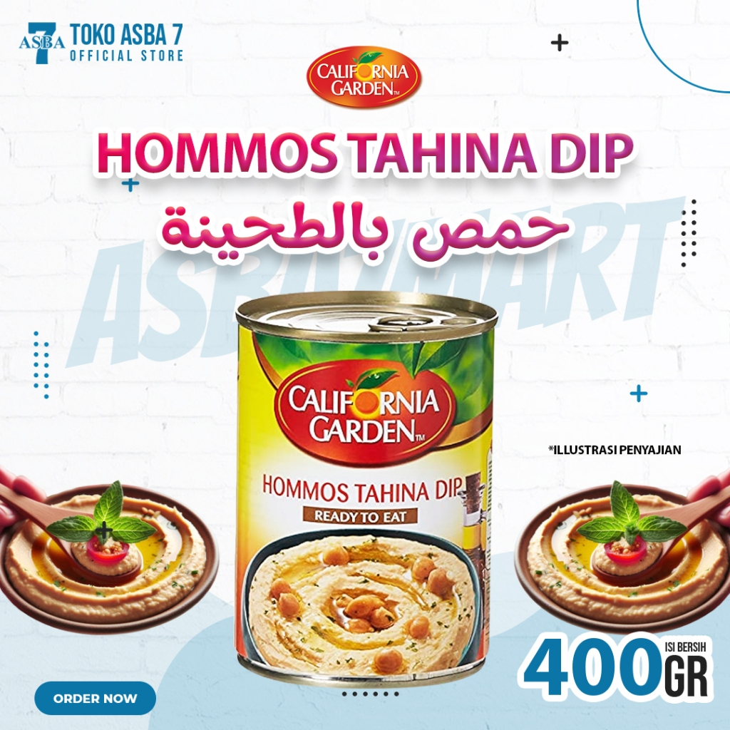

CALIFORNIA GARDEN HUMMUS TAHINA DIP 400G