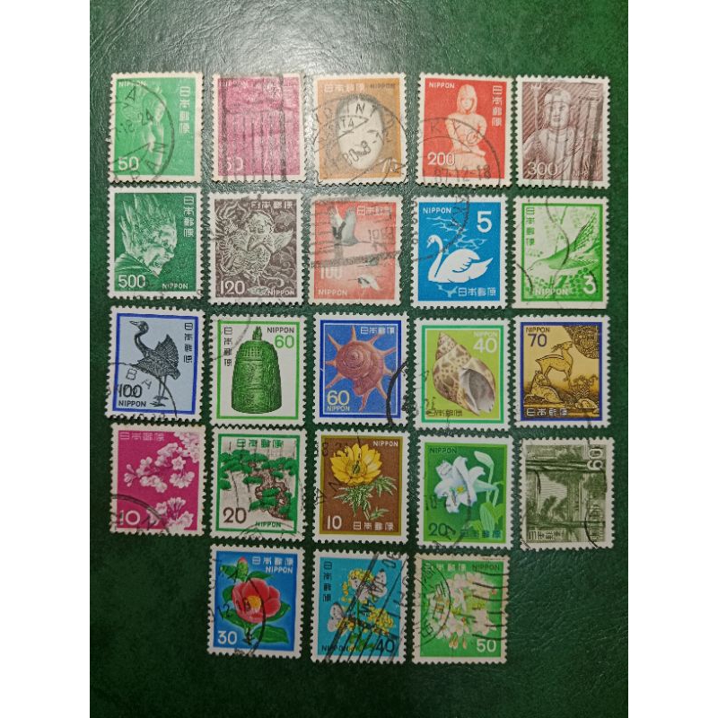 

Prangko Jepang Kuno 23 Pcs Campur USED