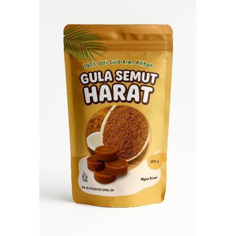

GULA SEMUT AREN KEMASAN PREMIUM 250G ORIGINAL – GULA DIET ALAMI DARI NIRA AREN | HARAT