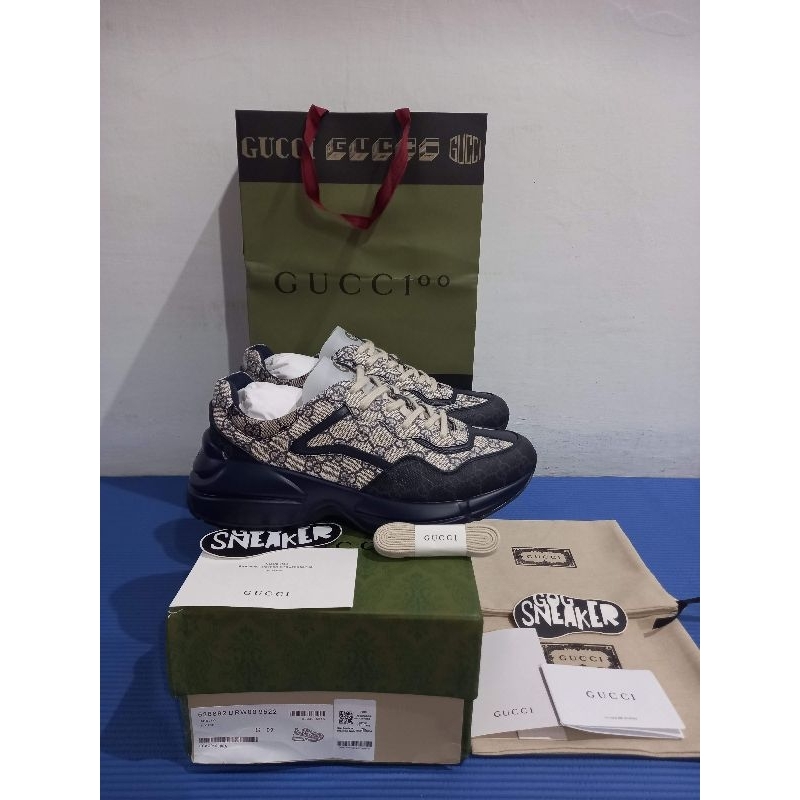 Sepatu Original Pria GC Ivory logo and dark blue Sneakers Sepatu Murah Sepatu Casual Sepatu Olahraga