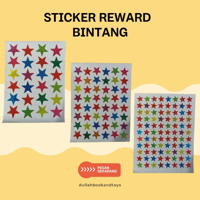 

Sticker Stiker Reward Bintang
