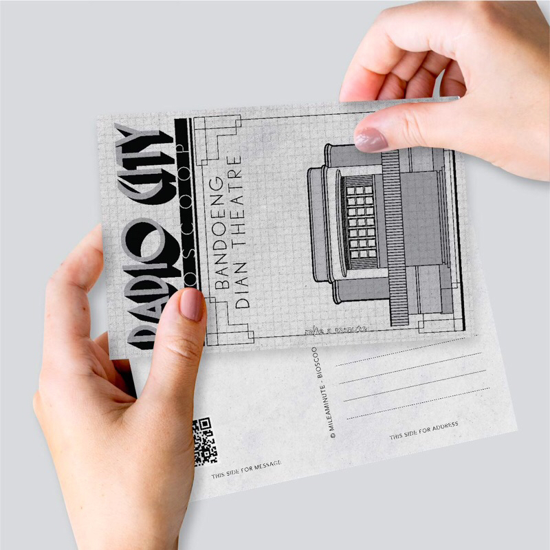 

Bioscoop te Bandoeng Editie Postcard