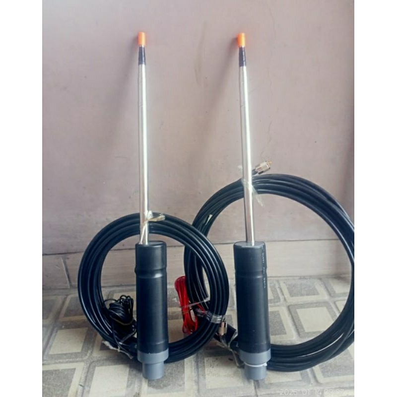Antenna HF Vertikal 80m, antena HF vertical portabel