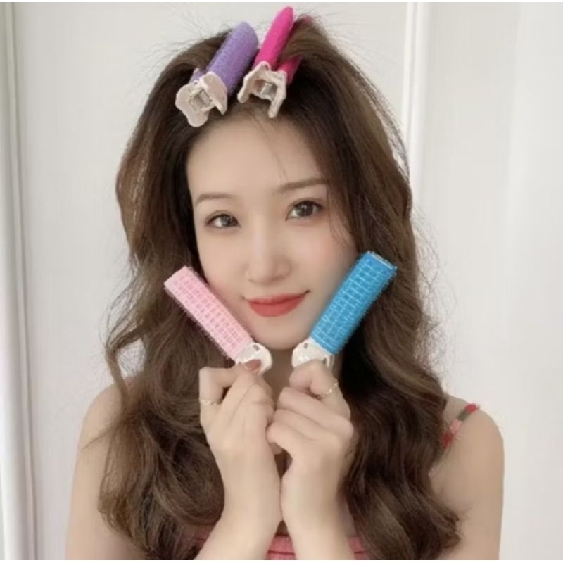 Roll Rambut Jepit Korea Penambah Volume Rambut | Korean Hair Roller Jepit Rambut