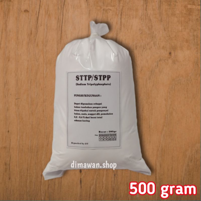 

STTP/STPP (sodium tripolyphosphate) tepung pengenyal bakso 500 gram