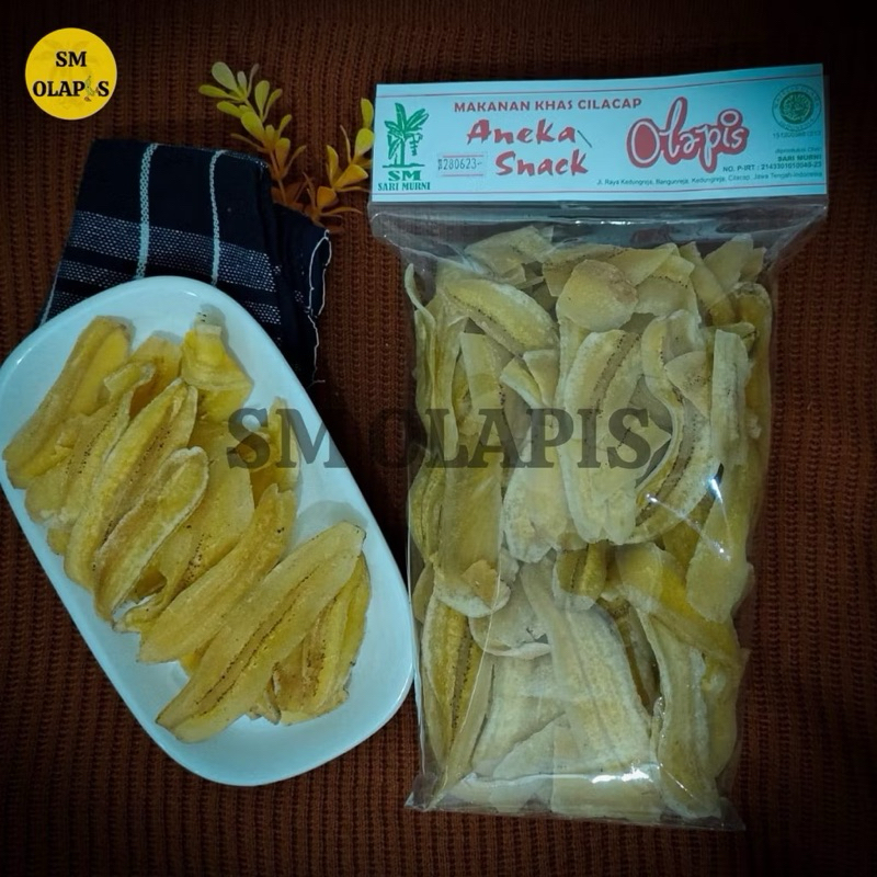 

(Oleholeh.id) Kripik pisang kepok khas Cilacap