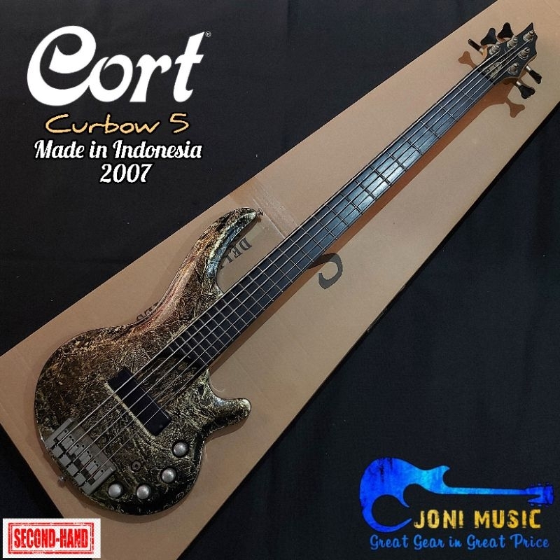 Bass Cort Curbow V pickup Bartolini Active