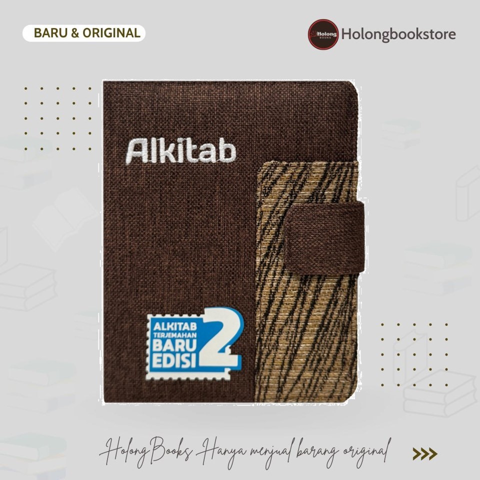 Alkitab KECIL Sampul Kain Magnet - TB2 034 Agenda Tali