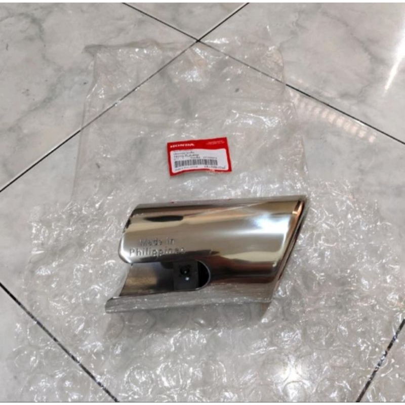 Muffler finisher cover ujung knalpot CRV TURBO 2018 2019 2020 2021 2022 original