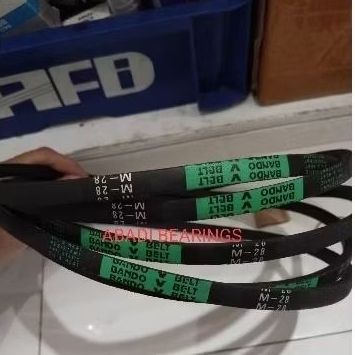 FANBELT VBELT M 28/M28/M-28 BANDO ASLI