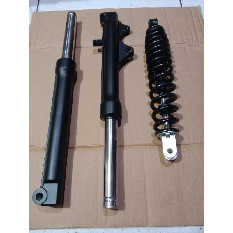 AS SHOCK TABUNG DEPAN MIO SPORTY DAN SHOCK BELAKANG MIO SPORTY SEPASANG MIO JADUL MIO LAMA
