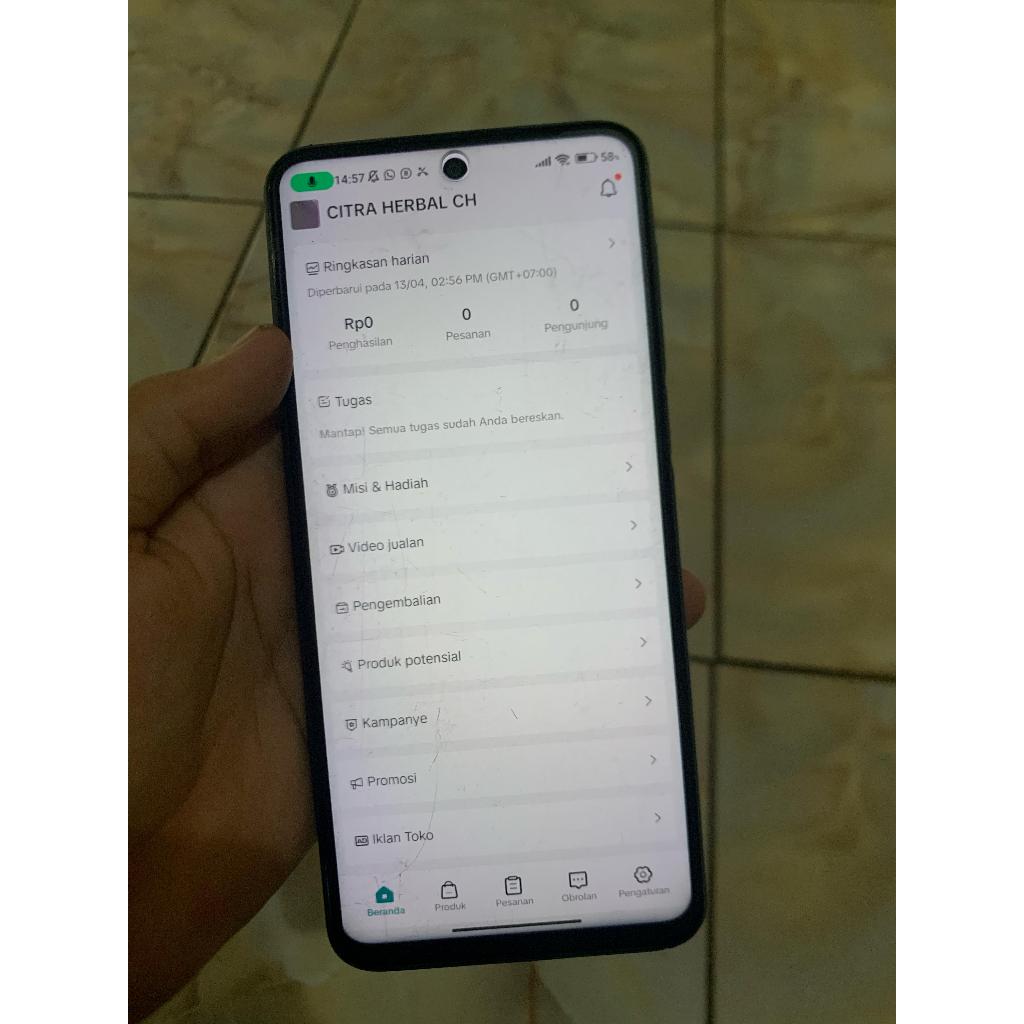 AKUN TIKTOK SELLER