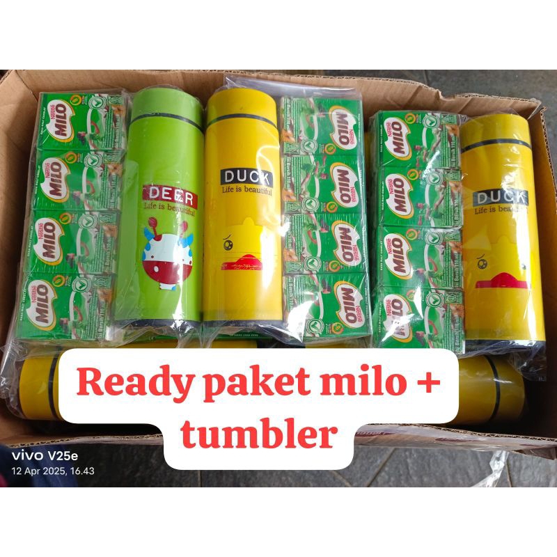 

Paket Susu Milo isi 4 Get Tumbler