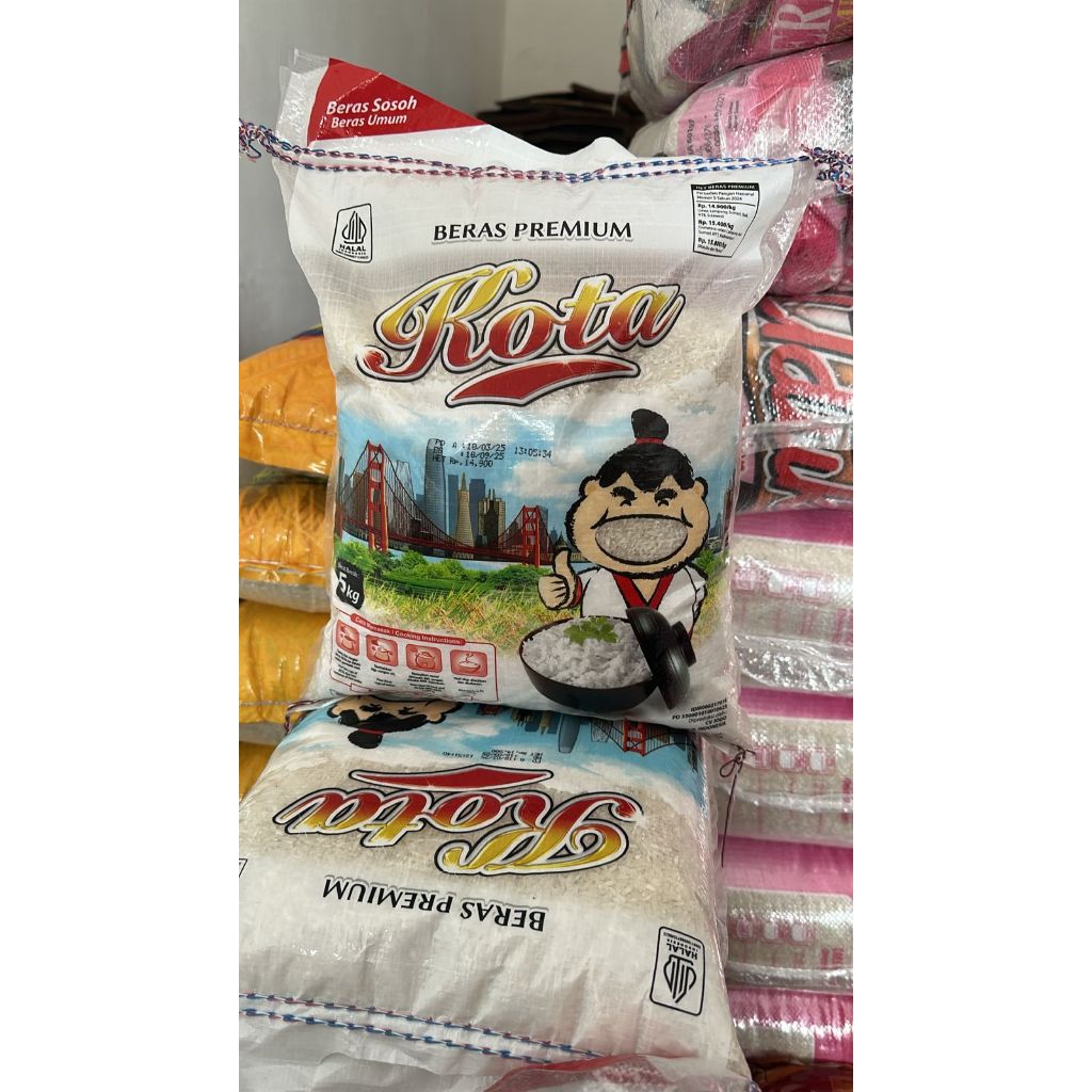 

BERAS KOTA 5 KG PREMIM READY
