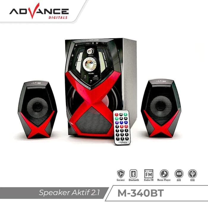 Speaker Aktif Advance M340 BT Bluetooth Xtra Power Sound / Speaker M 340BT BLUETOOTH
