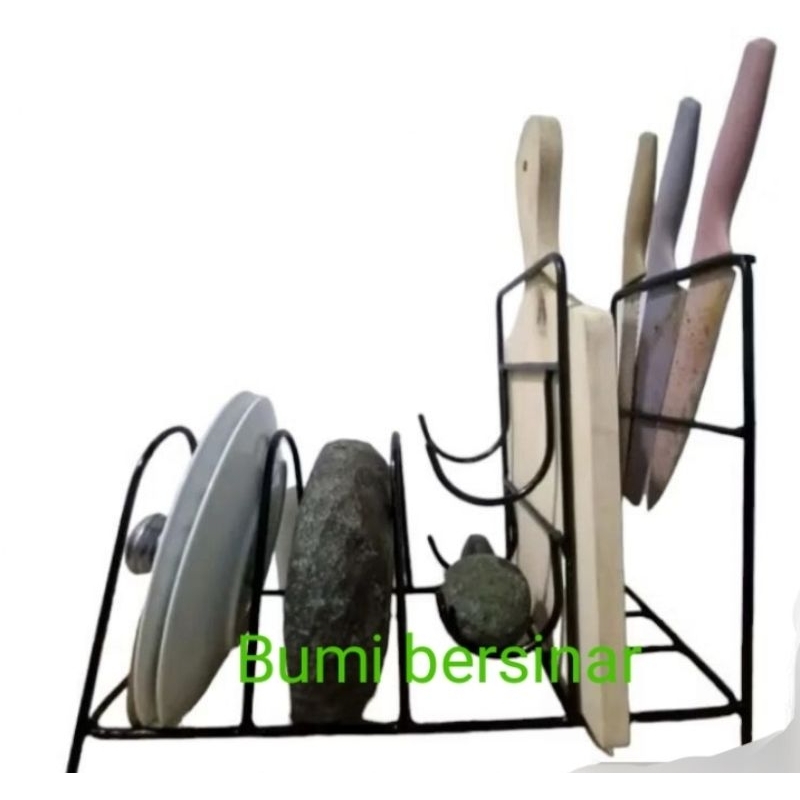 rak telenan/rak telenan bulat/ rak dapur/besi