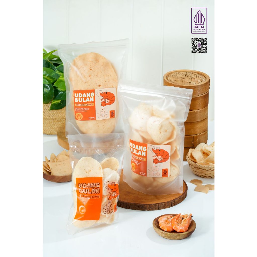 

BUNDLING (2) KERUPUK UDANG ORIGINAL - BERBAGAI SIZE UDANG BULAN