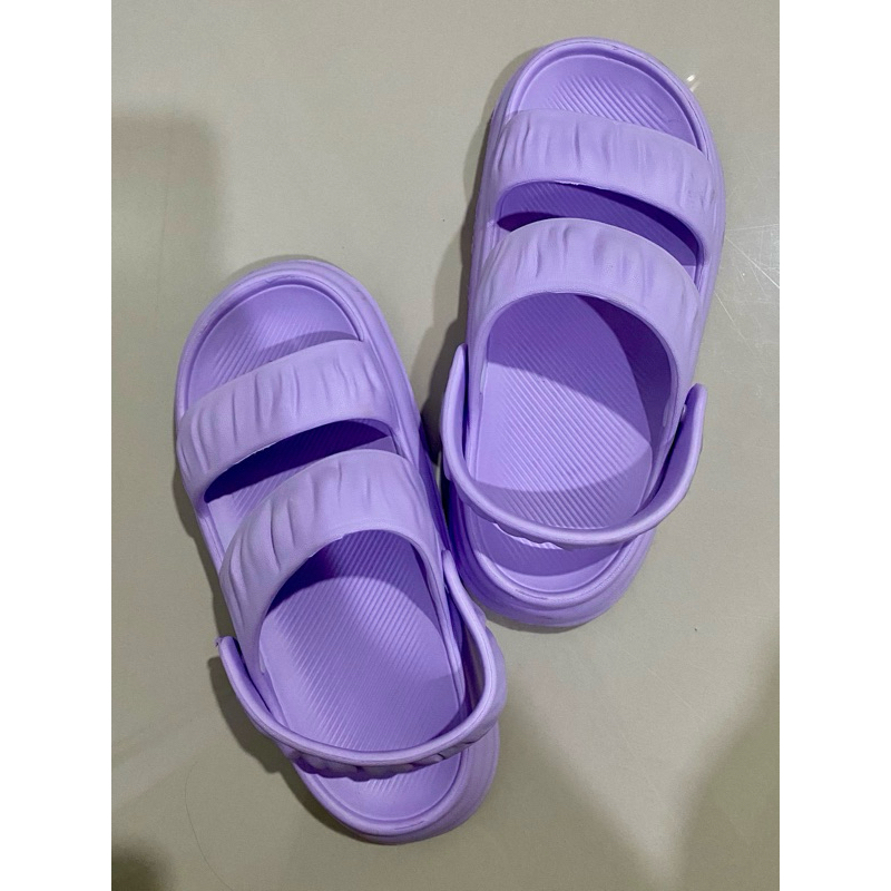Sandal Selop Jelly Wanita / Sandal Karet Gunung / Woman Slippers / Sandal Rumah Ungu / New