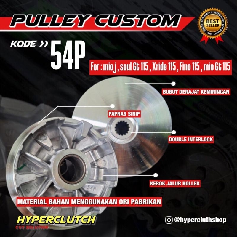 pulley rumah roller dan kipas rumah roller custom mio j xride soul gt racing