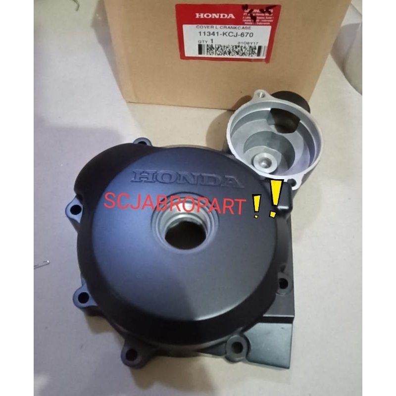 11341 KCJ 670..COVER L CRANK CASE HONDA TIGER REVO...ORI AHM