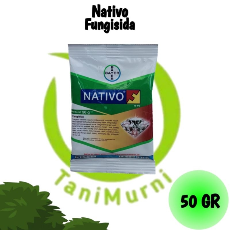 Fungisida Nativo 50Gram Untuk Mengendalikan Penyakit Pada tanaman apel, anggrek bawang merah, cabai,