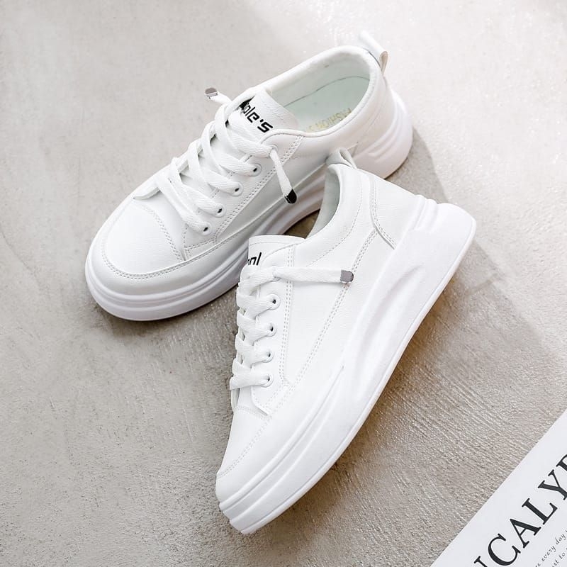 SEPATU PUTIH POLOS,SEPATU FASHION WANITA/PRIA,SEPATU SNEAKERS PUTIH POLOS