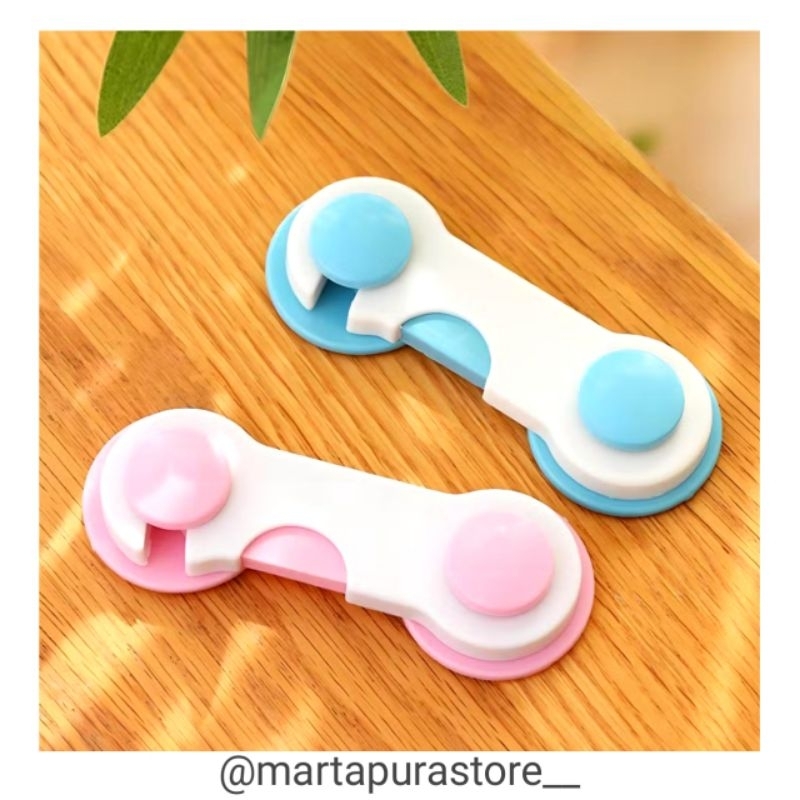 KUNCI LEMARI / PENGAMAN LEMARI / KUNCI PLASTIK / PENGUNCI LEMARI