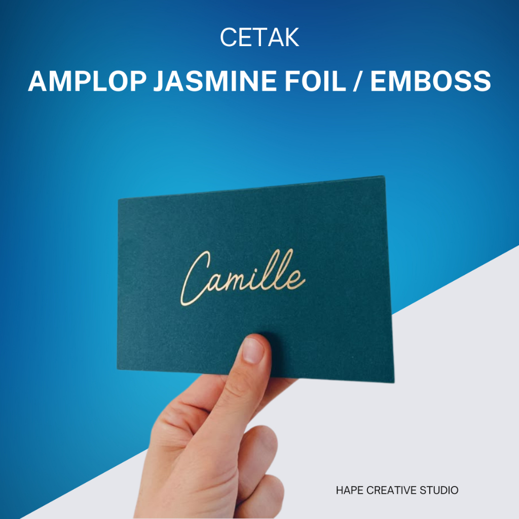 

Cetak Amplop Custom Jasmine Foil Embos