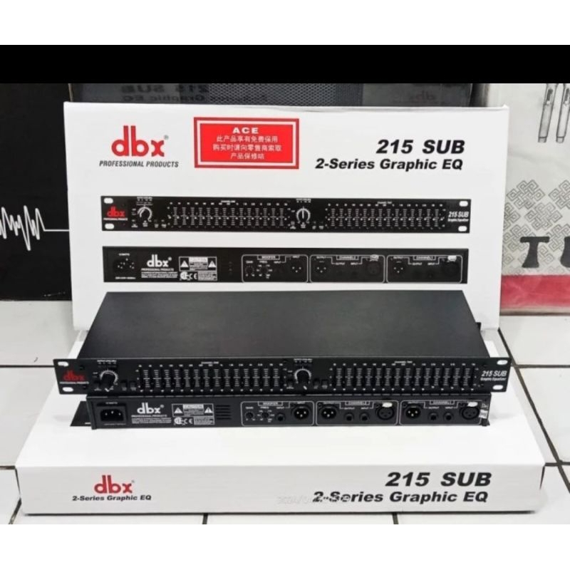 EQUALIZER DBX 215 SUB PLUS SUBWOFER NEW